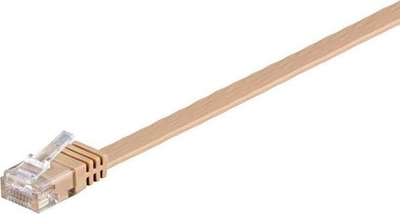Kabllo rrjeti Goobay Patch CAT6, 50 cm, UTP, bezhë e çelët