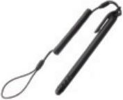 Stilolaps për ekran me prekje Zebra Stylus, set 3 copë, i zi