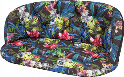 Set jastëkësh për mobilje wicker, 3 copë, 100x50 cm, 50x50 cm, bezhë