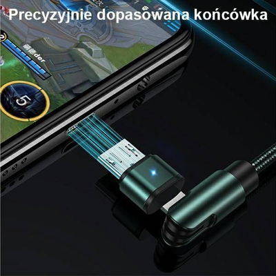 Kabllo USB Usams US-SJ298, USB A në microUSB, 1 m, jeshile