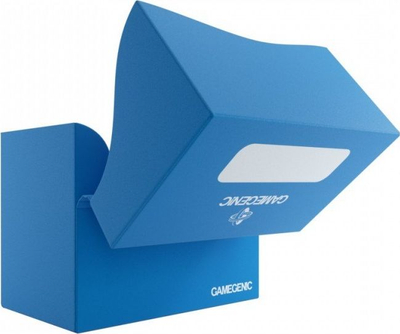 Kuti për letra loje Gamegenic Side Holder 80+, mban gati 80 letra, blu