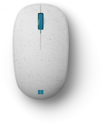Maus Microsoft Ocean Plastic I38-00003, pa kabëll, optik, i bardhë