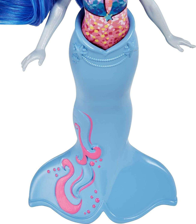 Set lodrash Mattel Enchantimals Dorinda Dolphin, kukull 15 cm, 3 delfinë, shumëngjyrësh