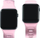 Rrip silikoni 3mk për Apple Watch, kompatibil seri 1 deri 9 SE Ultra, rozë