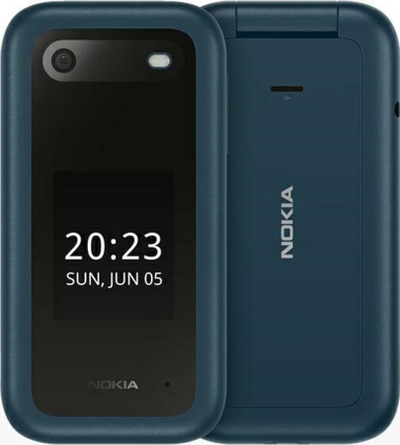Telefoni Nokia 2660 Flip DS, 4G, Dual SIM, blu