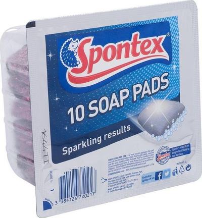 Jastëk sapuni Spontex Soak, 10 copë