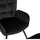 Kolltuk me stol këmbësh Crawley 70x57x103Hcm (HM8918.04), zezë