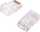 Priza RJ45 Spacetronik PT-RJ456UT-1, Cat.6 UTP, Pass Through, transparente 100 copë
