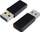Adapter USB M-CAB, USB-C F në USB-A M, USB 3.1, i zi