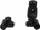 Set valvulash radiator Vario Term Integra Right, termostatike, black matte