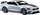 Makina lodër Mattel Hot Wheels Ford Mustang Mach 1, skala 1:43, metal, gri