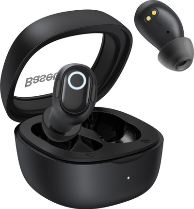 Kufje Bluetooth Baseus WM02 TWS, pa tela, in ear, të zeza