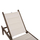 Karrige plazhi Milos prej hiri 204x65x92,5Hcm (HM10685.01)