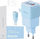Karikues muri Mcdodo CH-1503 GaN, 67W, 2x USB-C 1x USB-A, blu