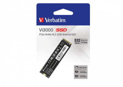 SSD i brendshëm Verbatim Vi3000, M.2 PCIe NVMe, 512GB
