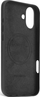 Mbrojtëse telefoni Decoded Leather Backcover, për iPhone 16 Plus, MagSafe, e zezë