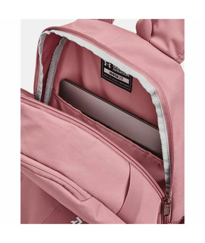 Çantë shpine Under Armour Hustle Lite, për laptop 15", rezistente ndaj ujit, rozë e bardhë