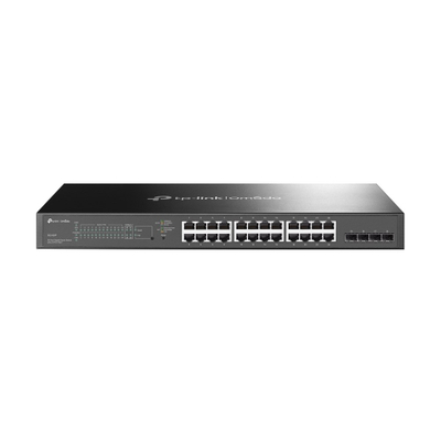 Switch rrjeti TP-Link TL-SG2428P, 24 porta Gigabit PoE+, 4 porta SFP, 250W