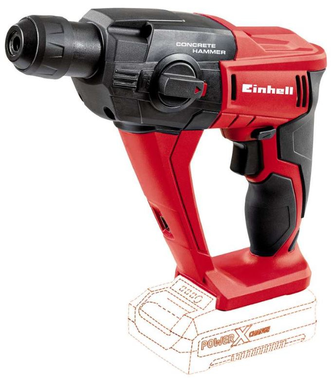 Çekiç elektrik me bateri Einhell TE-HD 18 Li, 18V, SDS Plus, i kuq
