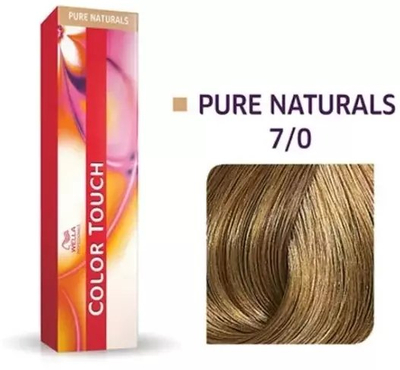 Bojë flokësh Wella Color Touch 7/0, mes bionde, gjysmë permanente
