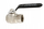 Rubinet sferik uji Tytan Hydroland, 3/8", bronz, leva çeliku