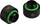 Fiting ajri për ftohje uji Bitspower Touchaqua AIR Exhaust, set 2 copë, G1/4", i zi