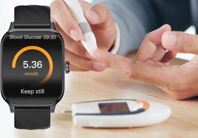 Паметен часовник Blitzwolf BW-HL5, екран 2.1", Bluetooth 5.3, црн