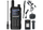 Radiolidhje dore Baofeng UV-17E, 5W, Dual Band, e zezë