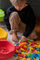 Set ndërtimi ECR4Kids Mini Waffle Blocks, 300 copë, shumëngjyrëshe