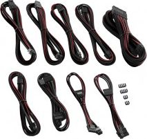 Set kabllosh CableMod ZUAD-933, për PSU Corsair AXI HXi RM, ModMesh, e zezë me të kuqe
