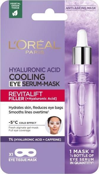 Serum për sy L’Oreal Paris Revitalift Filler Hyaluronic Acid, me efekt ftohës, 11g