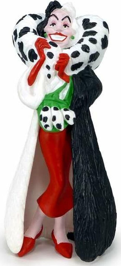 Figurinë koleksionuese Bullyland Disney 101 Dalmatians Cruella De Vil, plastikë, shumëngjyrëshe