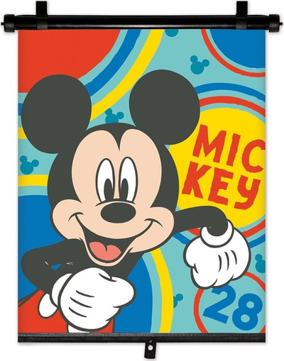Сончеви завеси за прозорец на автомобил SEVEN POLSKA S9344, 35x45cm, комплет за деца Mickey Mouse, шарени
