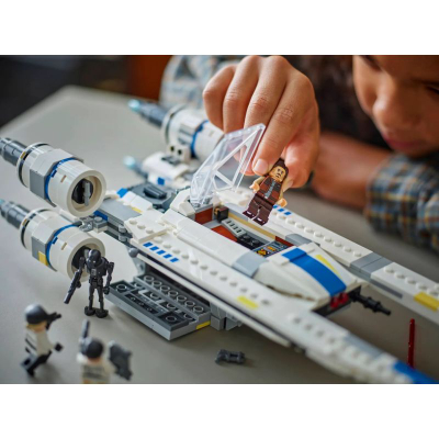 Set LEGO Star Wars 75399 Rebel U-Wing Starfighter, 594 pjesë, 8+, i bardhë