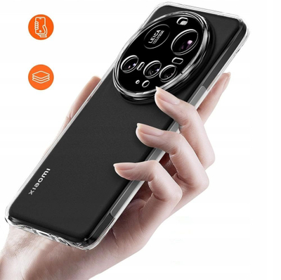 Kалец за телефон 3MK Clear Case за Xiaomi 15 Ultra, TPU, проѕирен