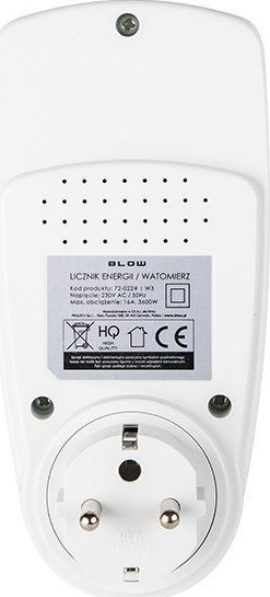 Matës energjie Blow W3, digjital, 3600W, i bardhë
