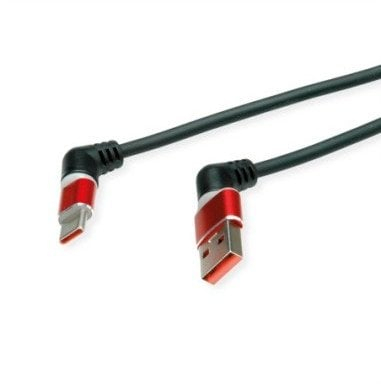 Kabllo USB Roline 11.02.8346, USB 2.0, 2m, e zezë