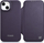 Kuti mbrojtëse iCarer CE Premium Leather Folio, për iPhone 14 Plus, MagSafe, lejla e errët