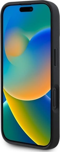 Mbulesë BMW BMHMP16S23RDDK për iPhone 16 6.1", hardcase lëkurë, MagSafe, e zezë