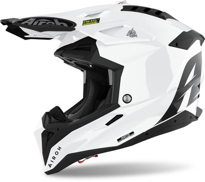 Helmetë motocross Airoh Aviator 3 Color, madhësia M, e bardhë