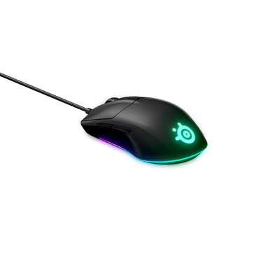Maus lojërash SteelSeries Rival 3, 8500 CPI, i zi