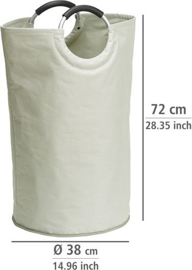 Kosh rrobash Wenko Jumbo Stone, 69L, 72cm, i bardhë