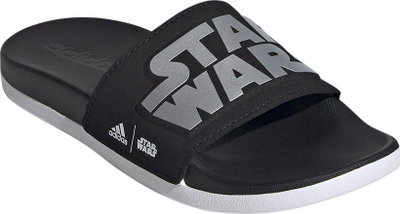 Shapka për kalamaj Adidas Adilette Comfort Star Wars, model ID5237, të zeza