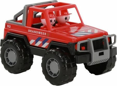 Lodër makinë Wader Fire Jeep Safari, 23.5x14.5x13.5cm, e kuqe