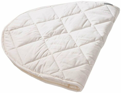Mbrojtës dysheku Leander Classic Cot Organic, për shtrat Junior, organik, bezhë e çelët