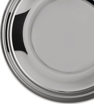 Enë sallate Alessi JM15, 24cm, çelik inox, argjendtë
