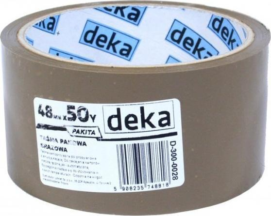 Shirit ngjitës paketimi Deka Pakita, 48mm x 50y, kafe