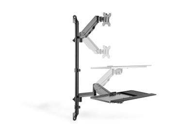 Mbajtëse muri për monitor Digitus DA-90372, 17"-32", VESA, gri