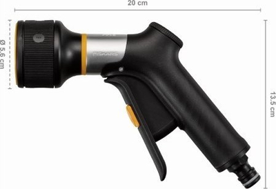 Pistoletë ujitëse Fiskars FiberComp 1067194, 3 funksione, portokalli