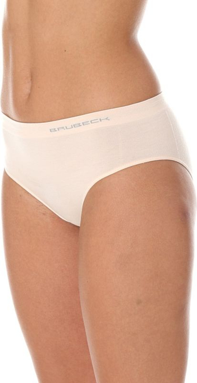 Женски долен веш Brubeck Classic Comfort Wool Hipster HI10080, термоактивен, мешавина од мерино волна, беж, L